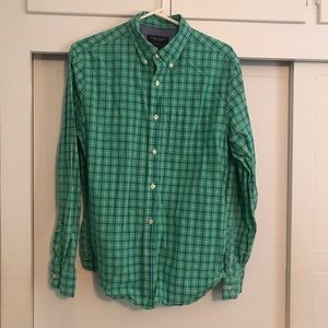 American Eagle Plaid Long Sleeve Button Up